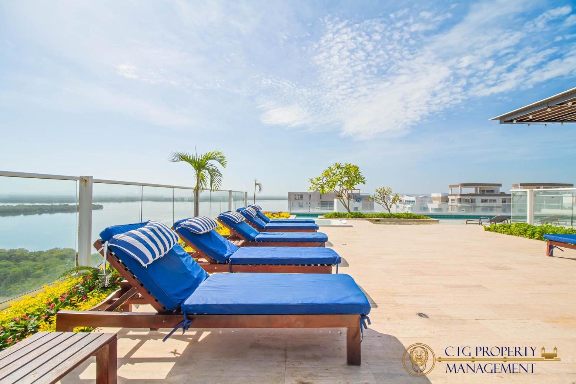 Martinique Cartagena - Apartamento Para 6 Con Jacuzzi Privado Exterior foto